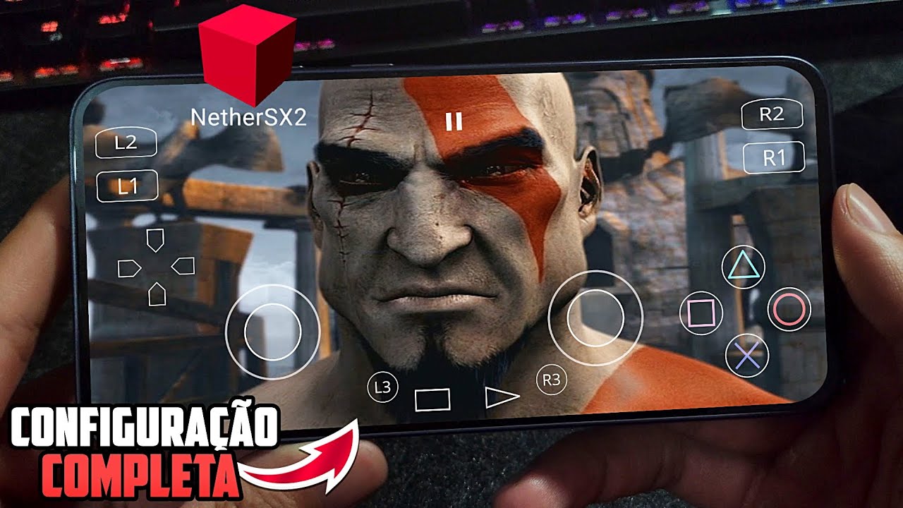 Como Configurar o NETHERSX2/AETHERSX2 Em CELULARES FRACOS/INTERMEDIÁRIOS ▶ Emulador de PS2 ANDROID