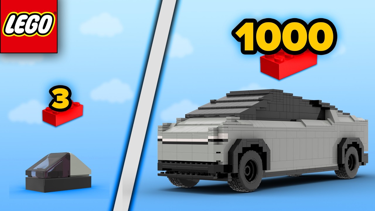 LEGO Кибергрузовик: от 3 до 1000 деталей | Сравнение