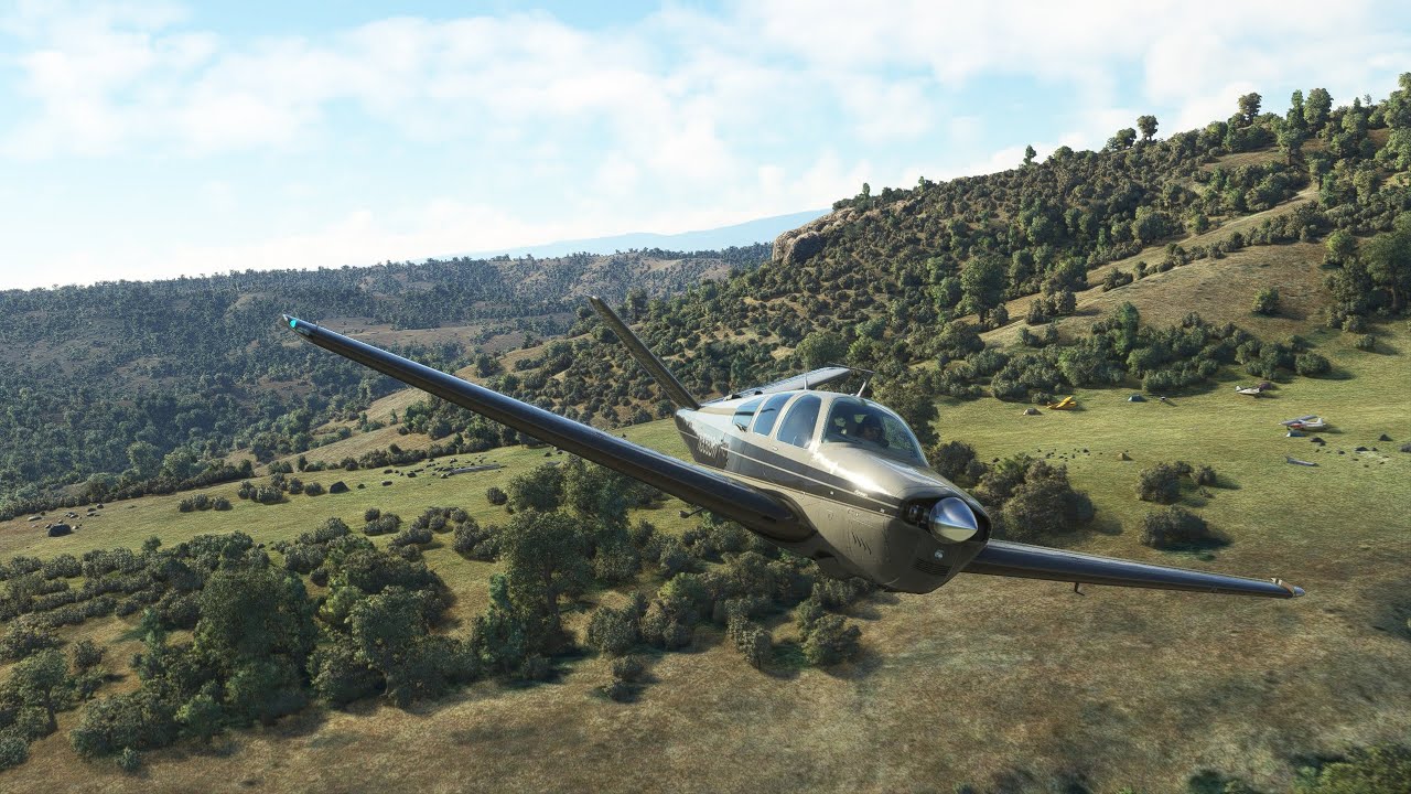 Microsoft Flight Simulator Bush Flying in the Bonanza