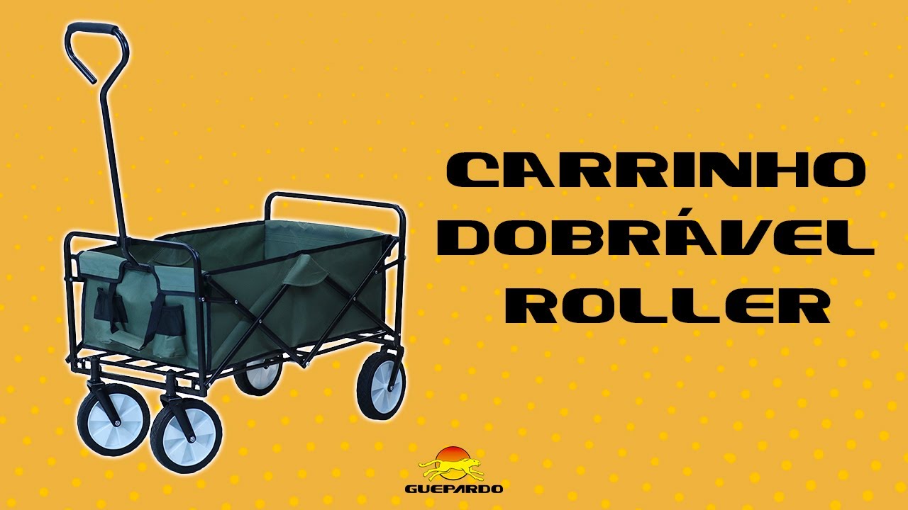 Como montar o carrinho dobrável Roller da Guepardo?