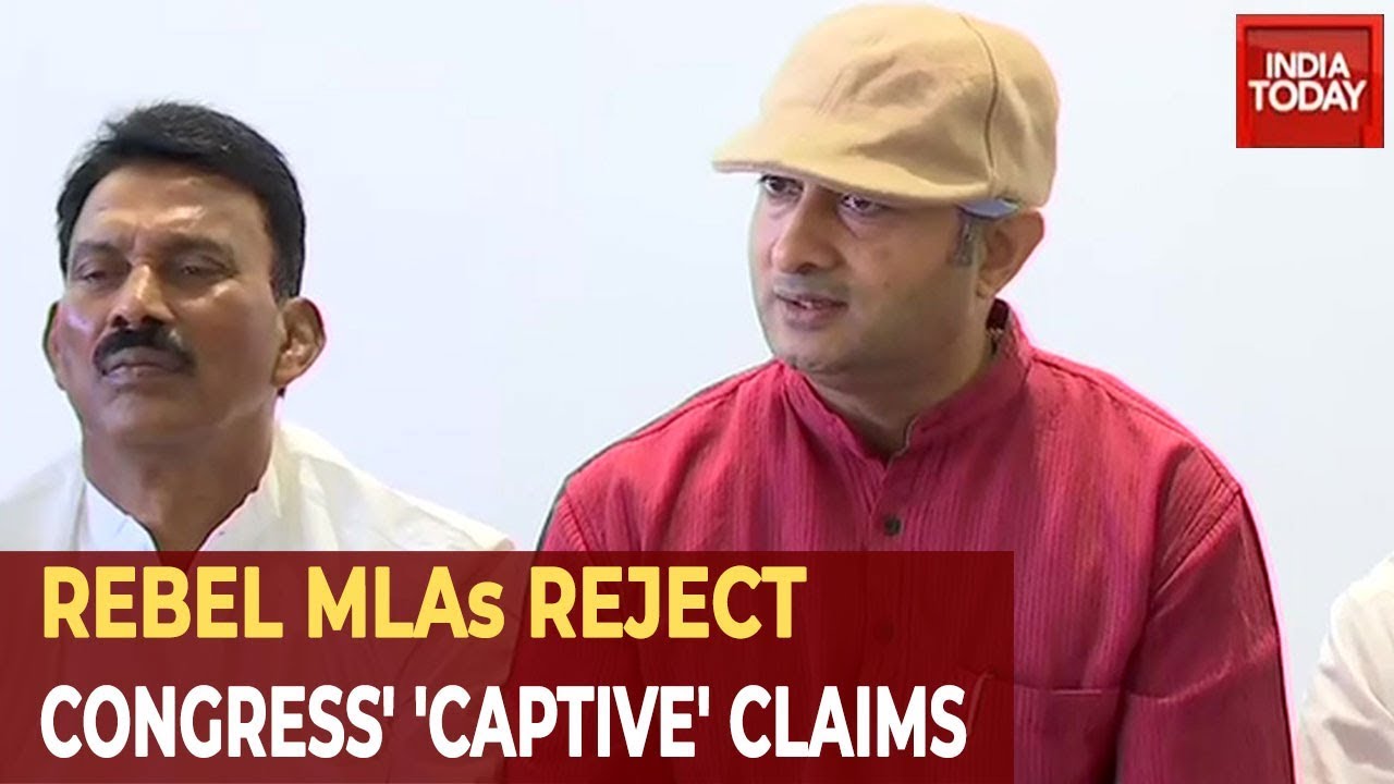 M.P. Crisis: Rebel MLAs Hold Presser, Reject Congress' 'Captive Charge', Says Under No Pressure