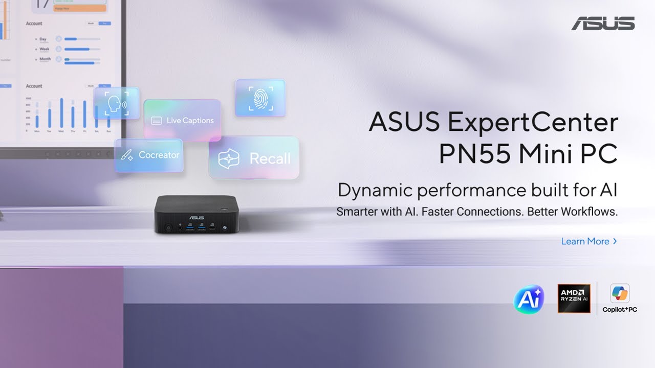 Мини-ПК ASUS ExpertCenter PN55 | ASUS