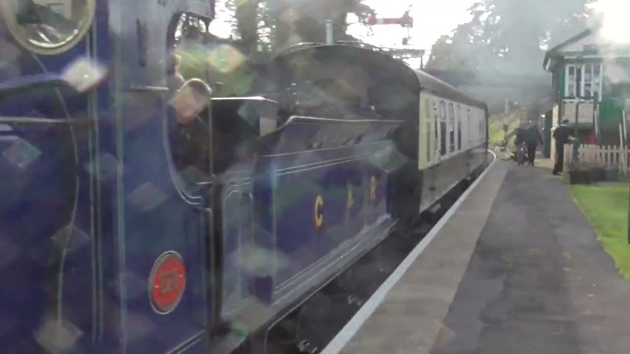Caledonian Railway No 828 Arrivals Groombridge from Eridge