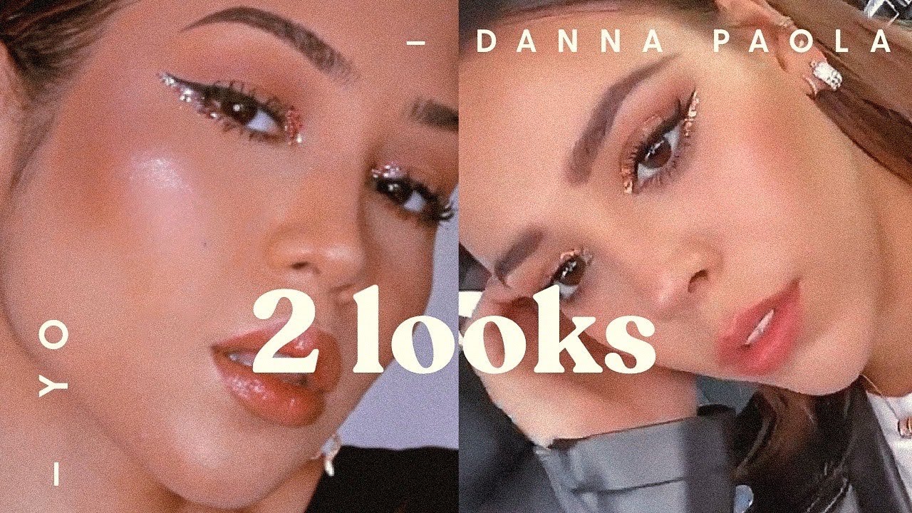 IMITANDO EL MAQUILLAJE DE OJOS DE DANNA PAOLA | 2 LOOKS