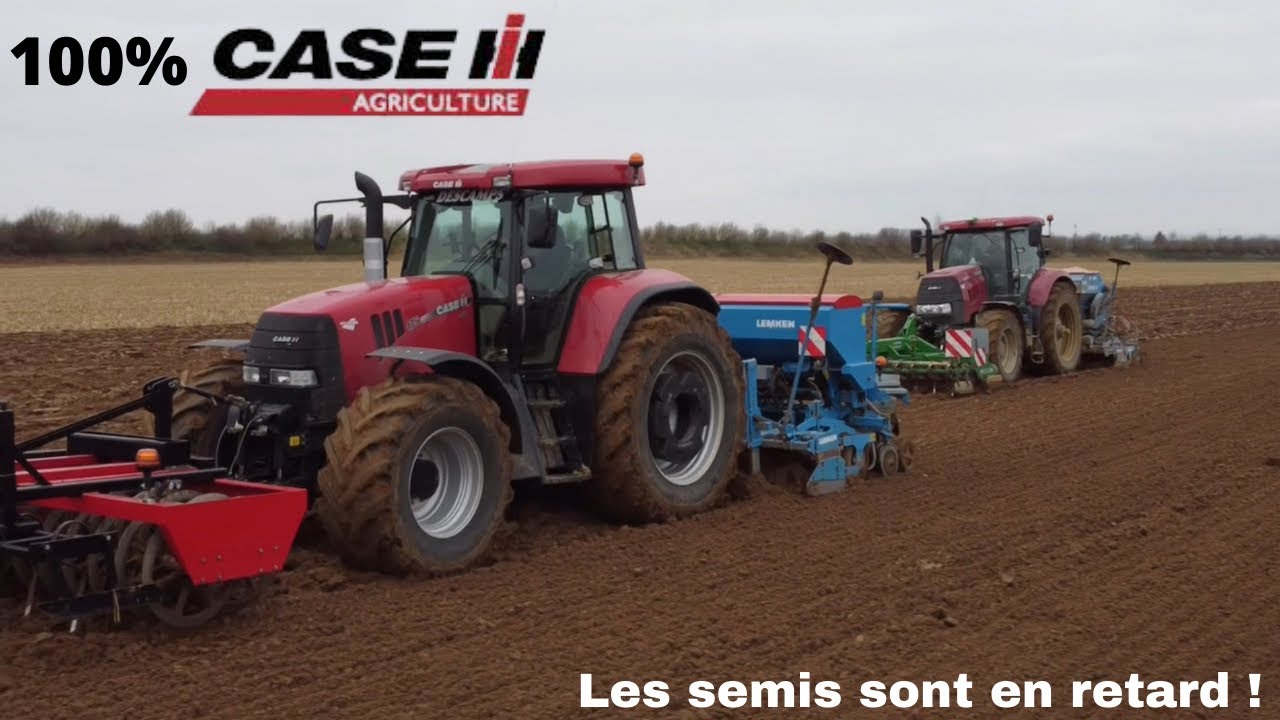 735 CHEVAUX AU SEMIS !! Tout est en retard !😅 (Semis + Labours | hiver 2021)