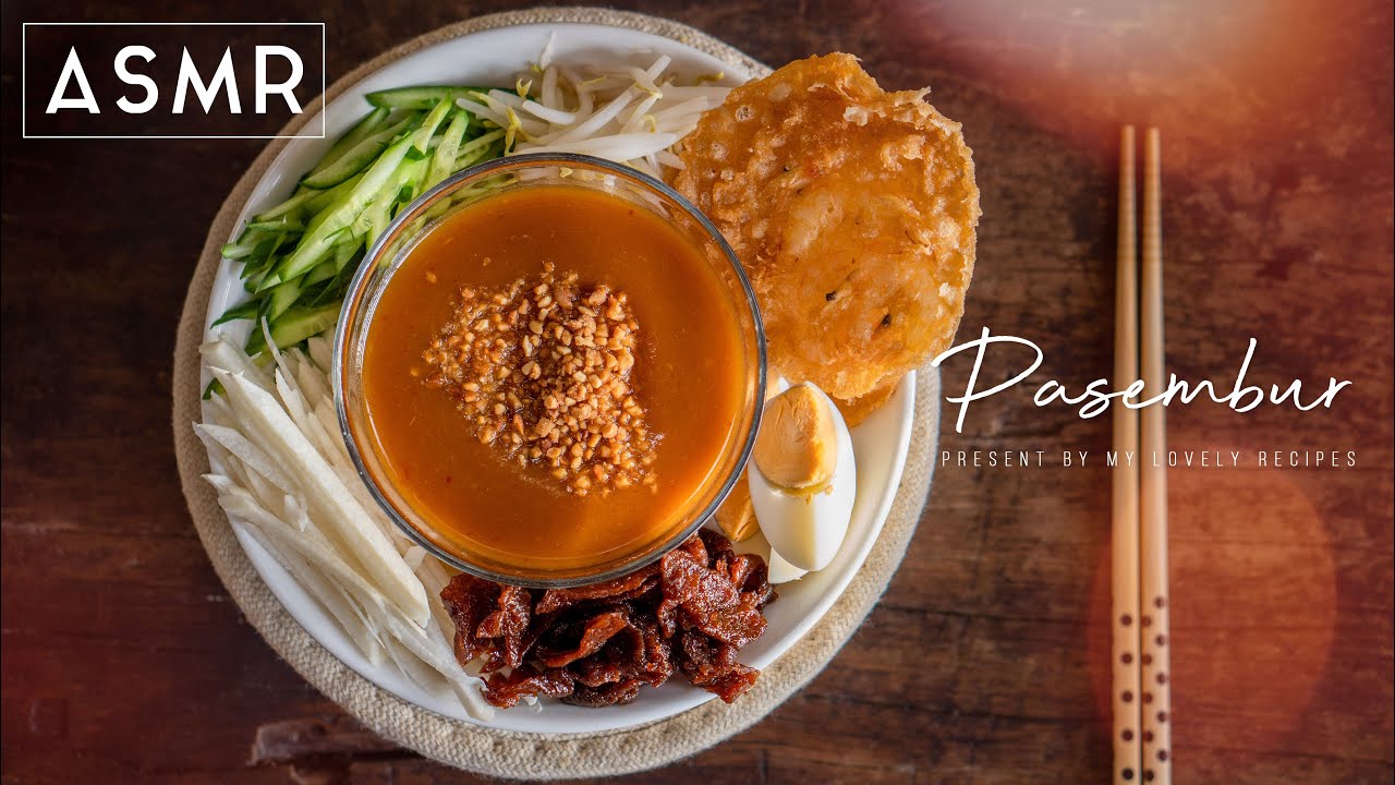 Pasembur / Cheh Hu / Indian Rojak [My Lovely Recipes ASMR]