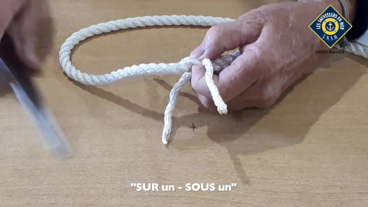 épissure œil simple 3 torons