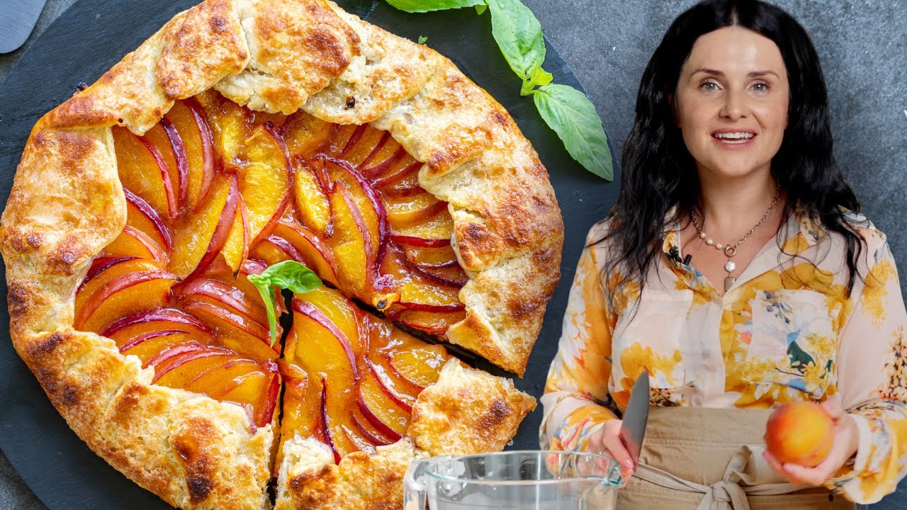 Rustic Peach Galette (The Easiest)