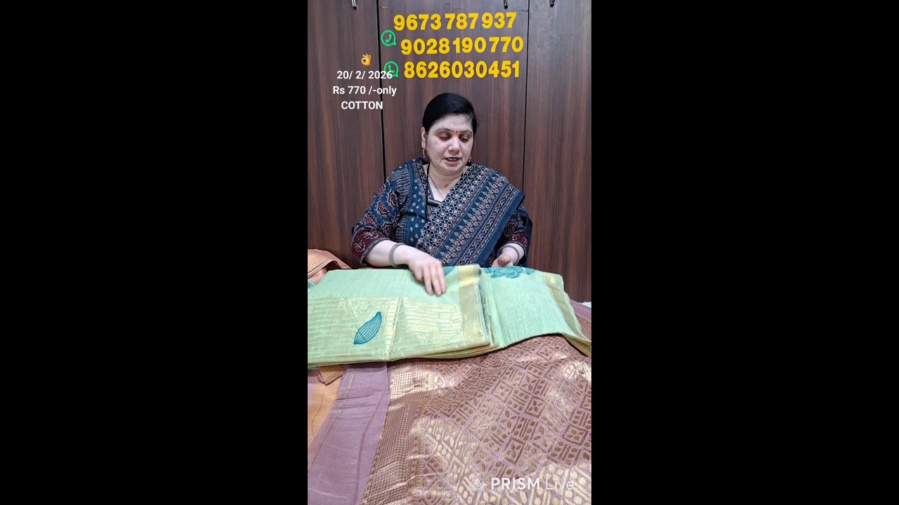 COTTON PRINT SAREE COLLECTION,  LIVE, JALDI BOOK KARE, LIMITED STOCK AVAILABLE