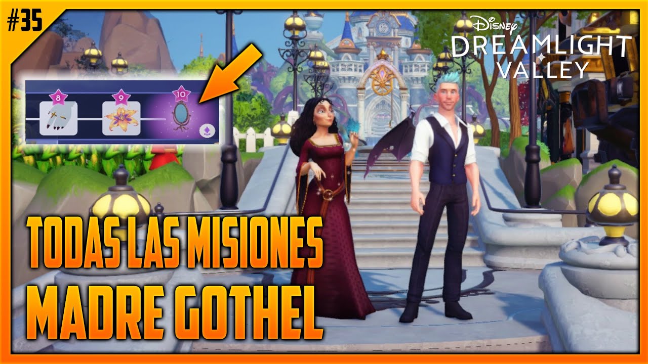 😈 CÓMO COMPLETAR TODAS LAS MISIONES DE MADRE GOTHEL EP.35 | DISNEY DREAMLIGHT VALLEY