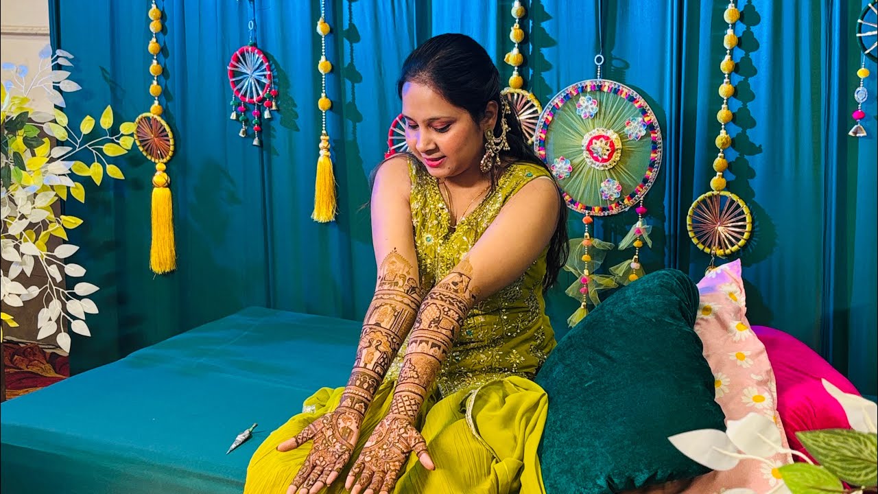 Mahndi ki Raat, pyaar bhari saugaat #love #youtube 