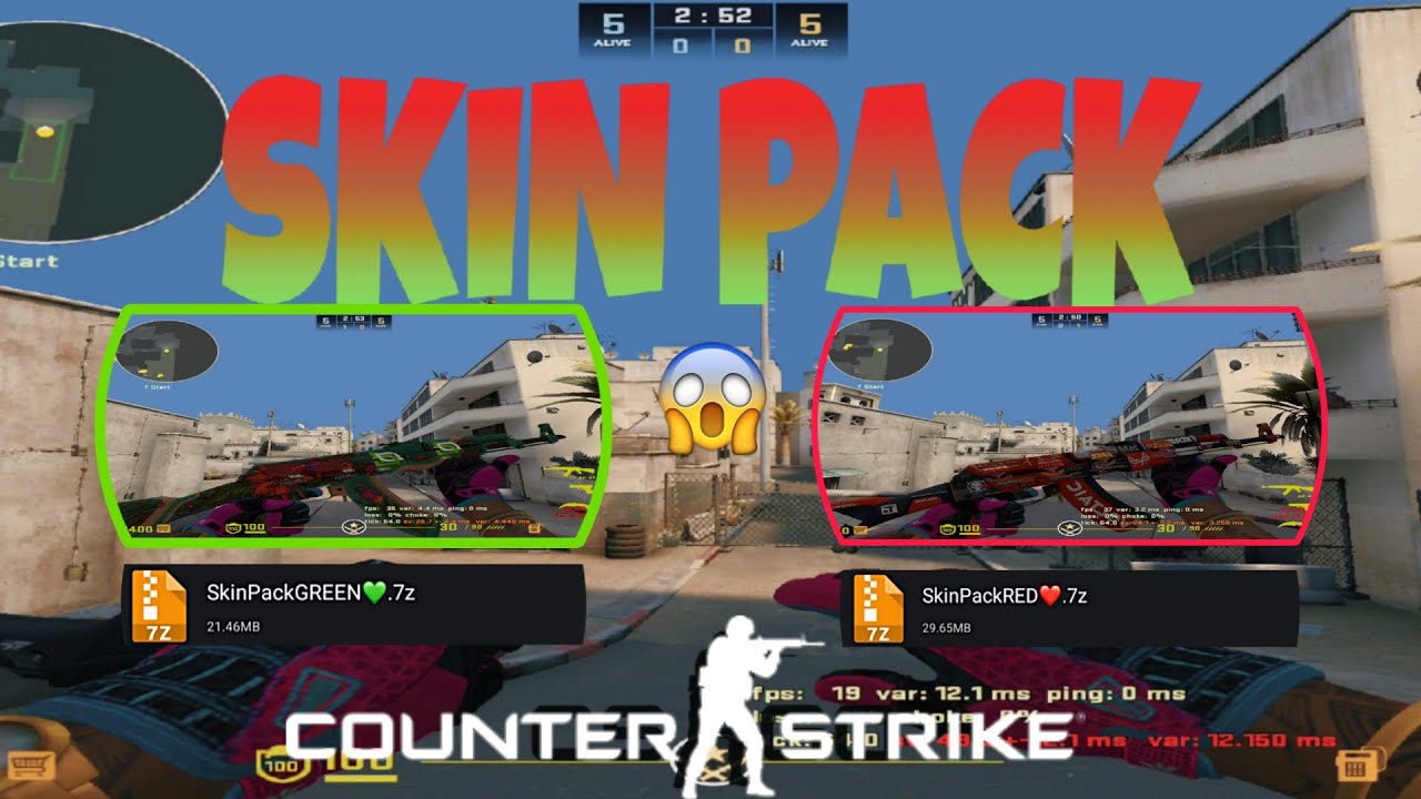 FREE NEW SKIN PACK 😱 For CSMOS/CSSO LETSS GOO