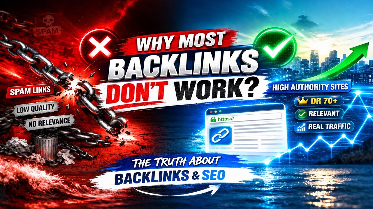 Why Most Backlinks Don&rsquo;t Work (Backlinks SEO Explained)