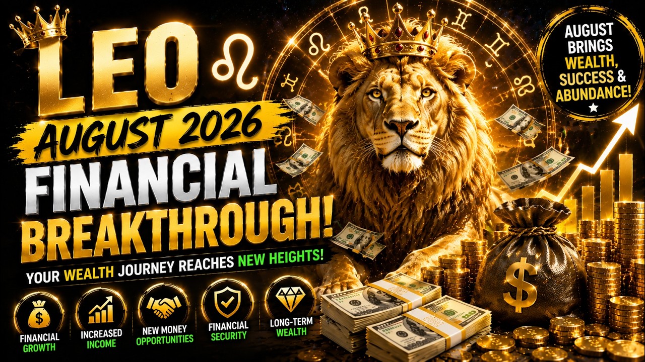 ♌ LEO AUGUST 2026 FINANCIAL HOROSCOPE 💰 MASSIVE MONEY BREAKTHROUGH! YOUR WEALTH IS RISING!