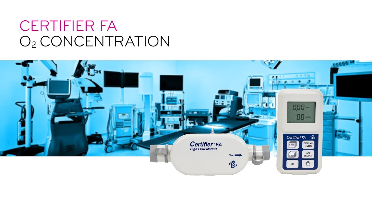 Certifier Flow Analyzer O2 Concentration