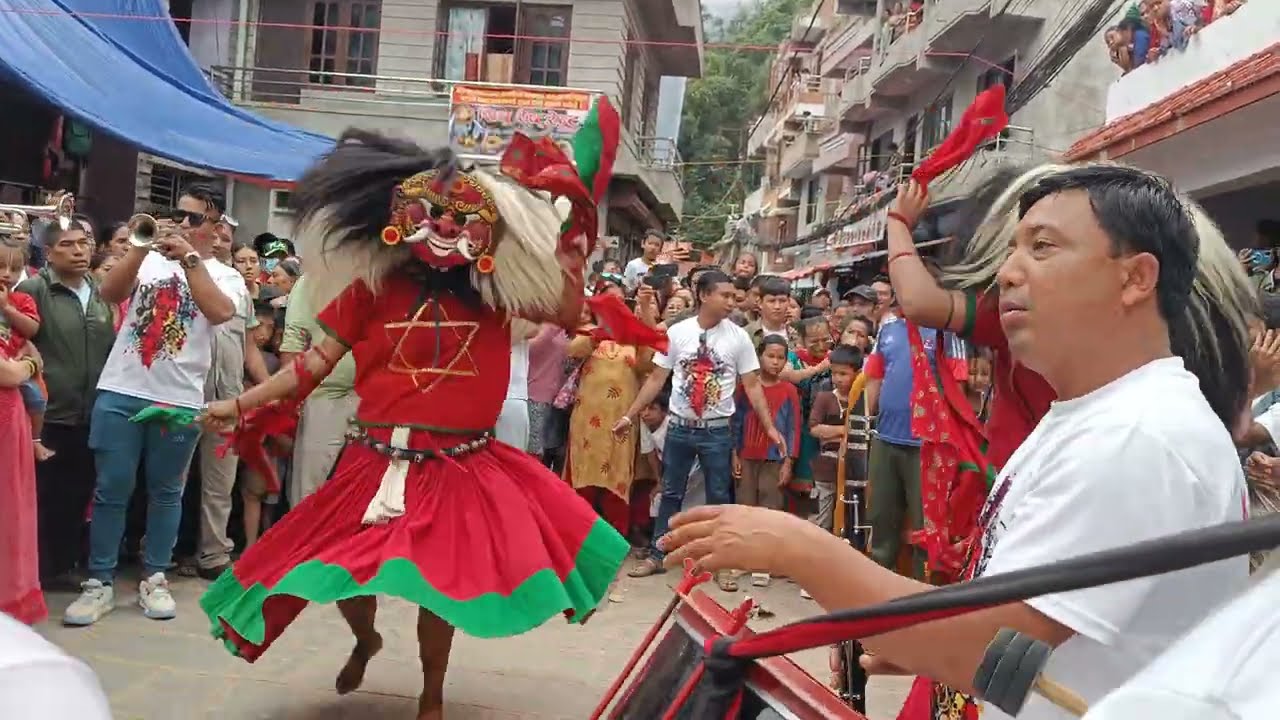 kISIPIDI lakhe at machhegaun . newari culture