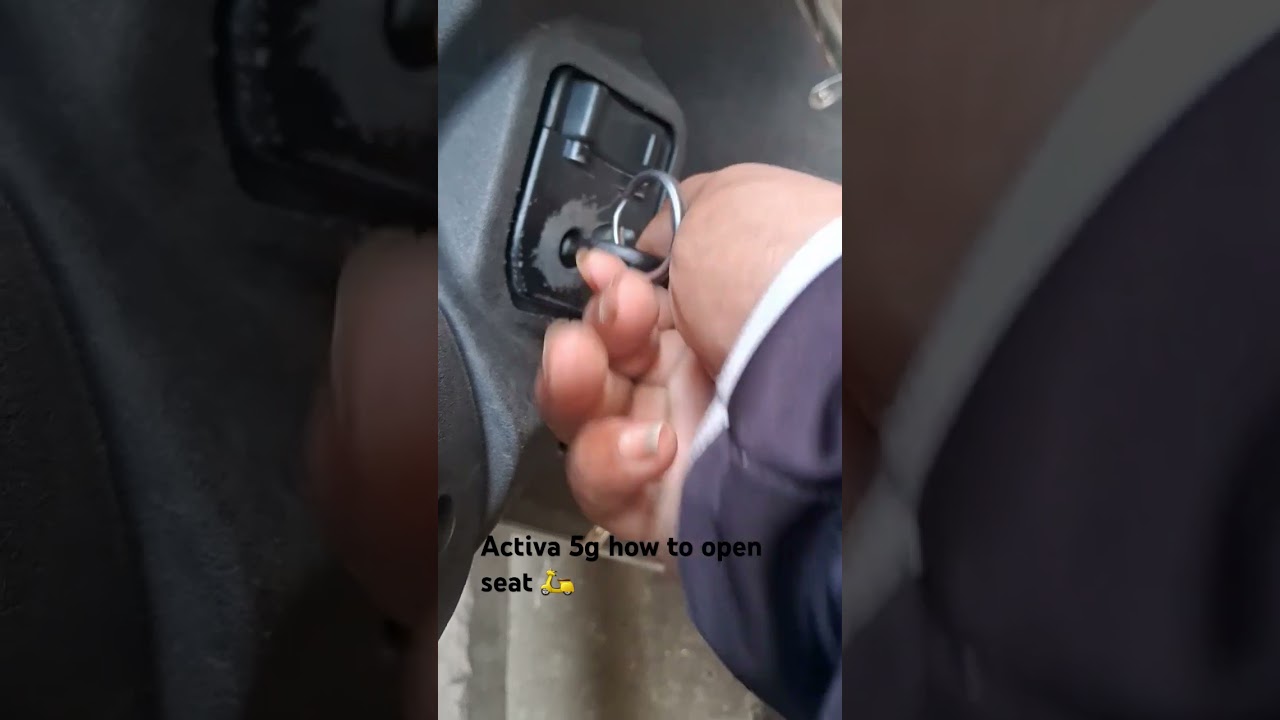 How to open seat of activa 5g #activa5g #challenge #activa #scootyvlog