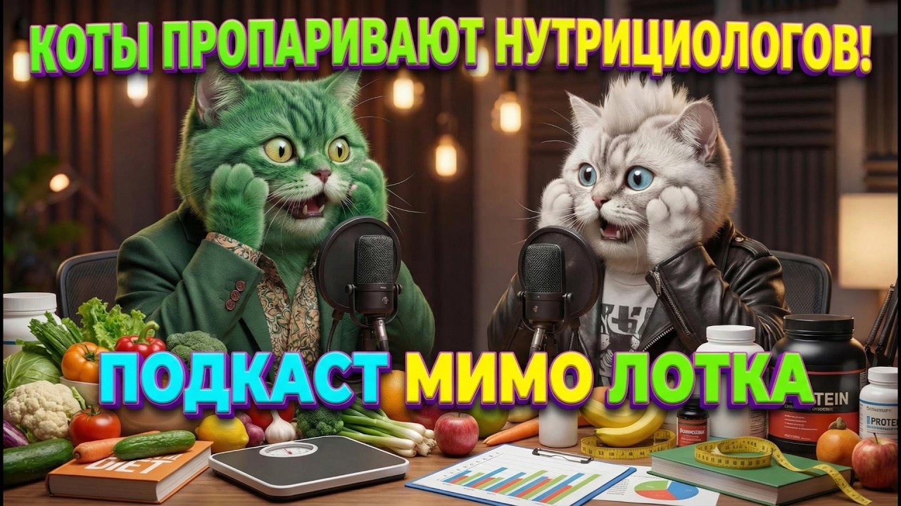 Нутрициологи это разводняк? Подкаст котов Мимо лотка fanny cats #Котики #Юмор #психология #Скетч