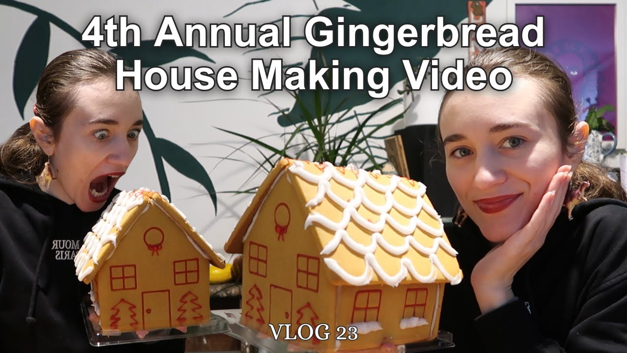 4th Annual Gingerbread House Making Video (vlog 23) | Isobel Jones