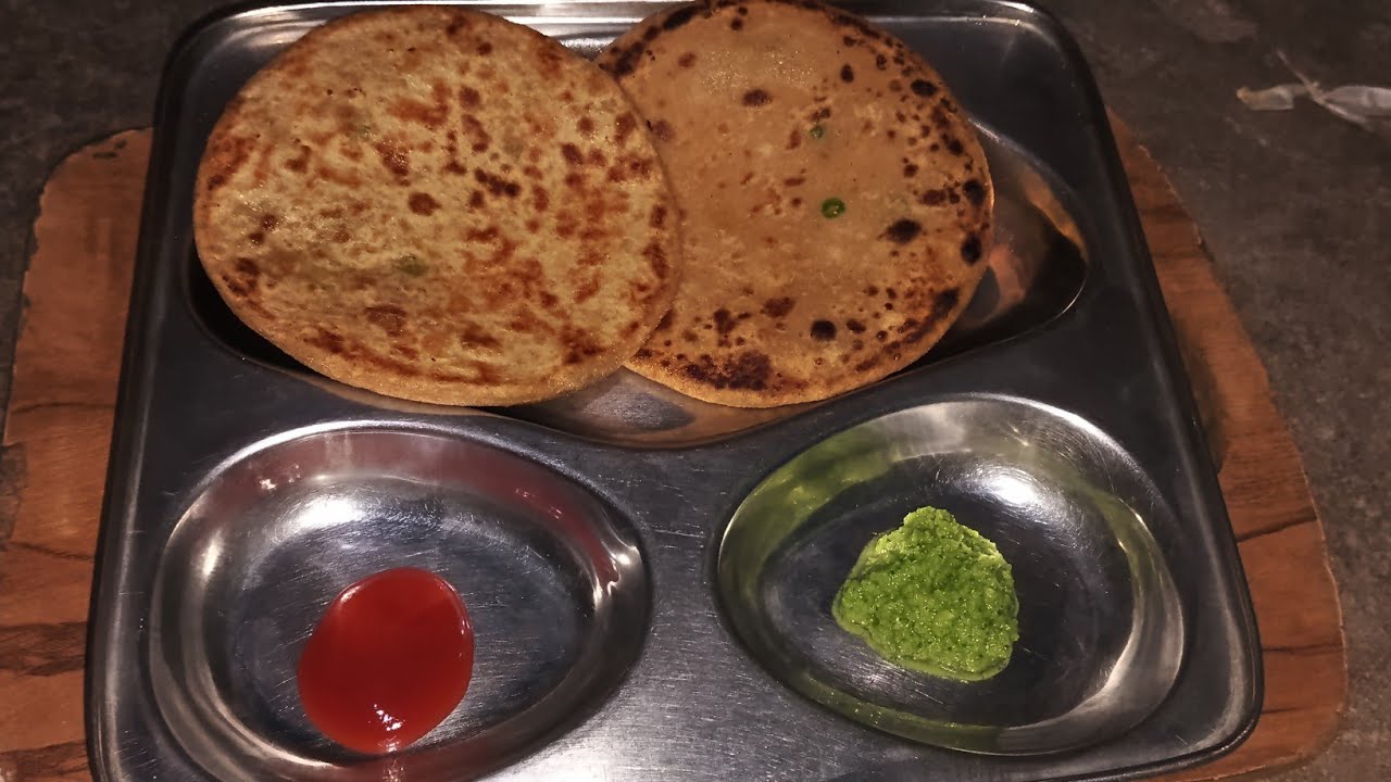 कम तेल कम समय कम सामग्री मे हरे मटर की टेस्टी पूरी बनाये