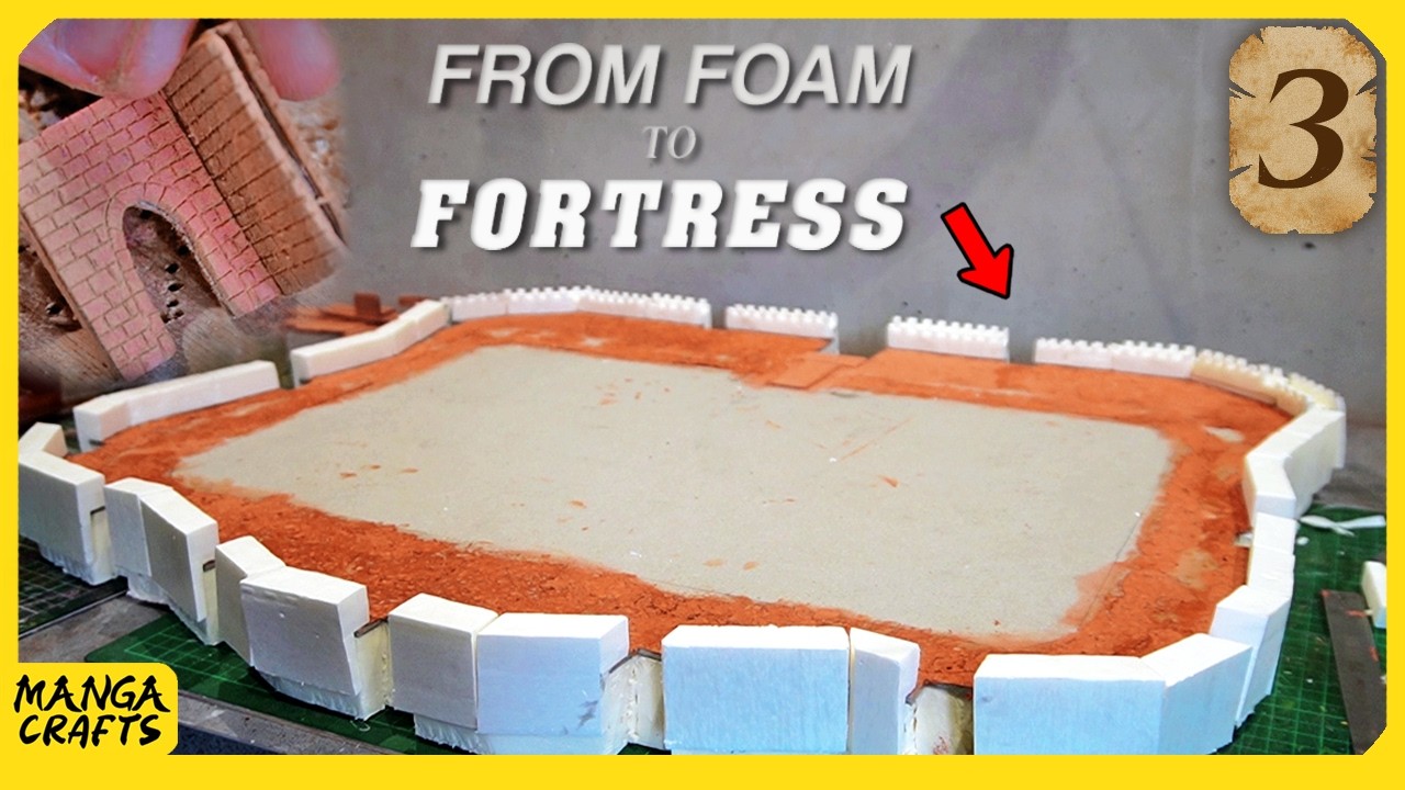 How to Build Giant Walls for a Miniature Marine Base – One Piece Diorama