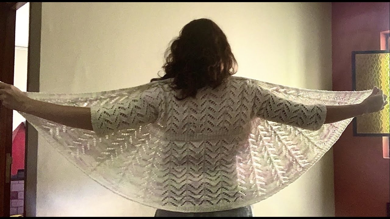 HITOFUDE CARDIGAN. Explicación y MONTAJE de PUNTOS. PARTE 1.