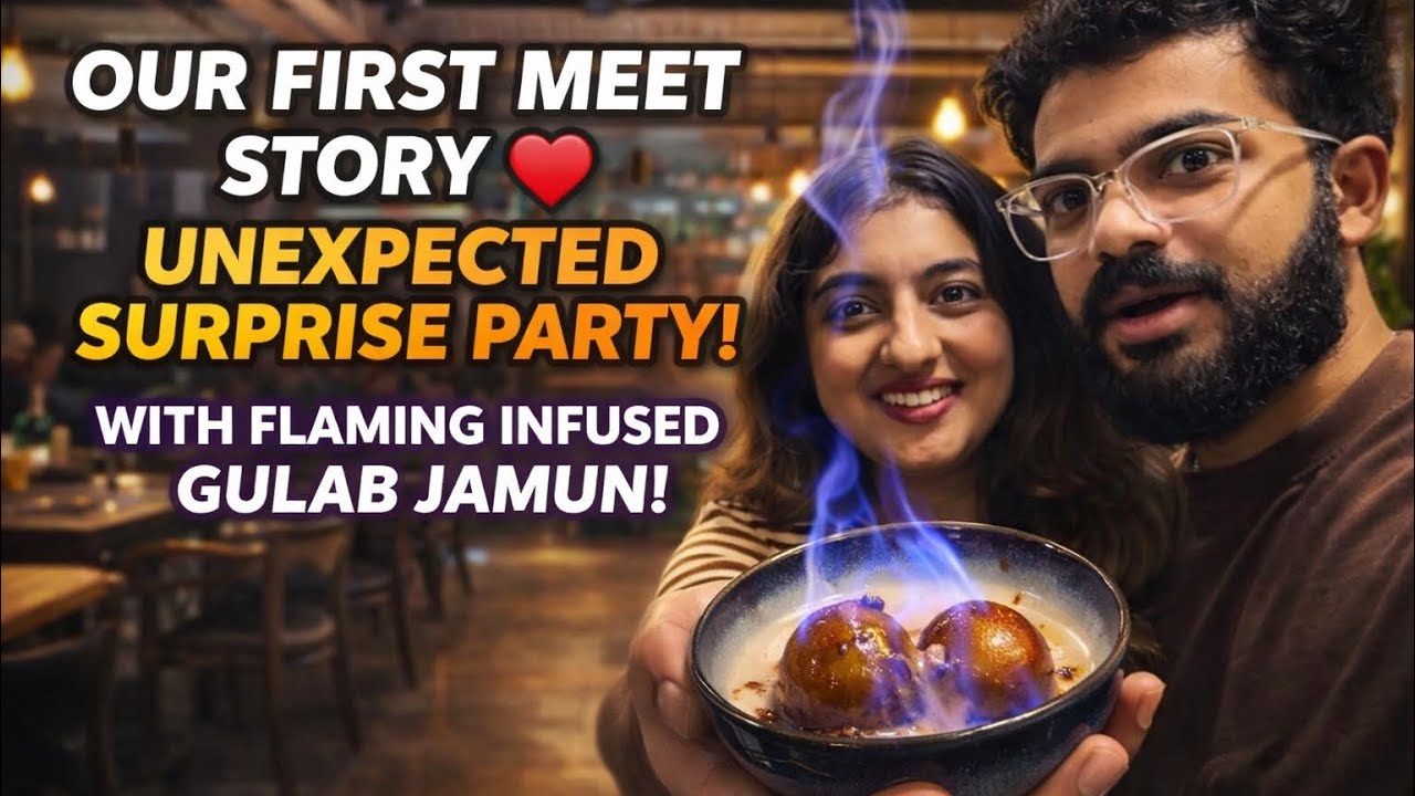 Our First Meet Story 💕 | Planning a Perfect Surprise Party 🎊 | Infused Gulab Jamun 😋