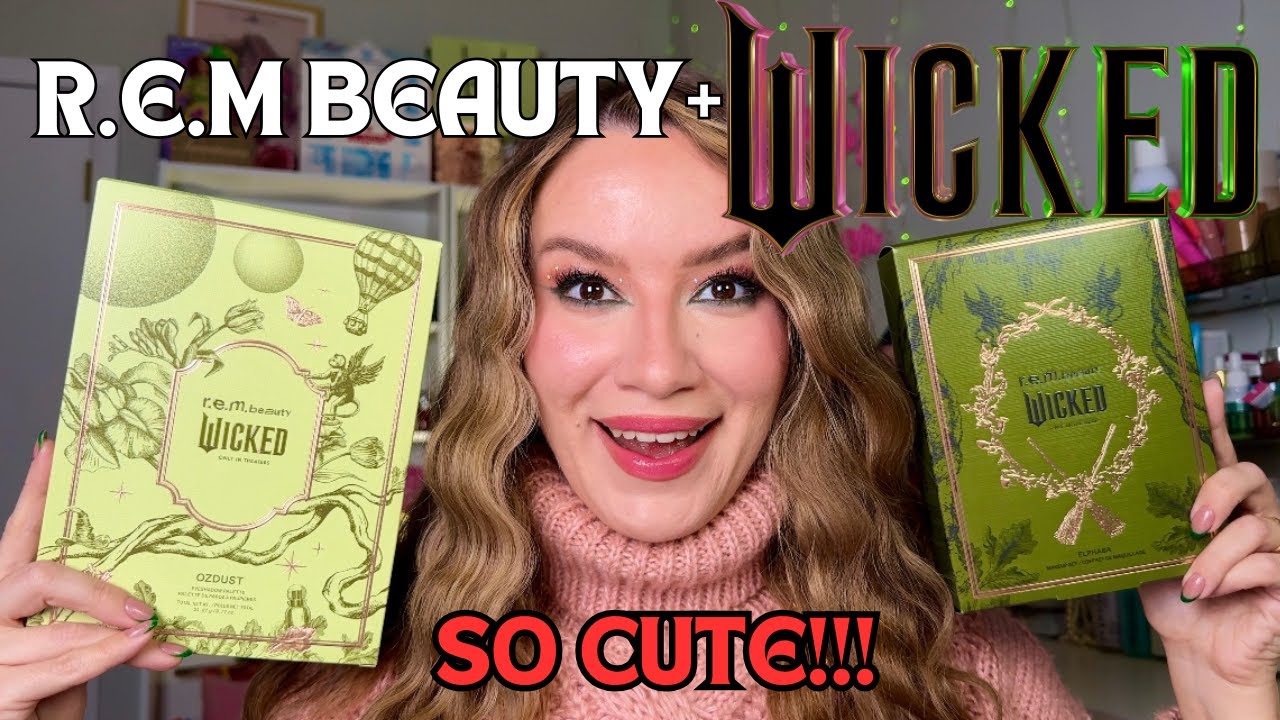 R.E.M. Beauty X WICKED COLLECTION🧚 | Review, Tutorial