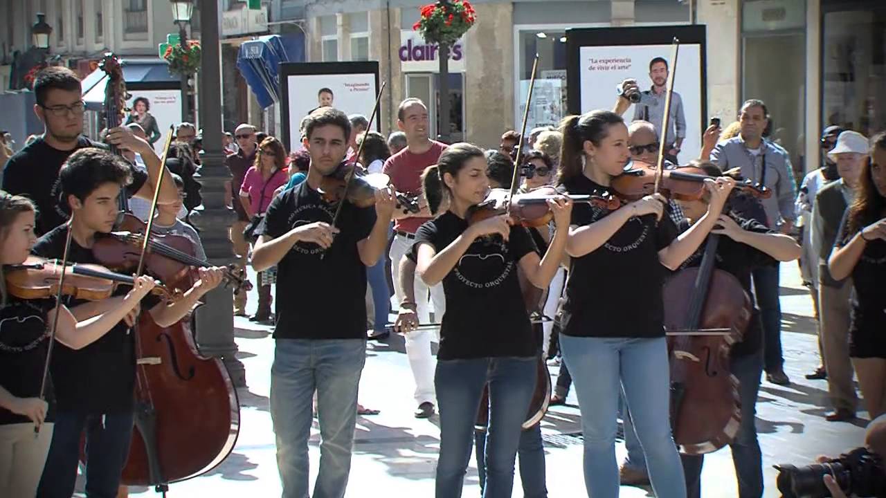 Flashmob Concentración Músicos de Cuerda 