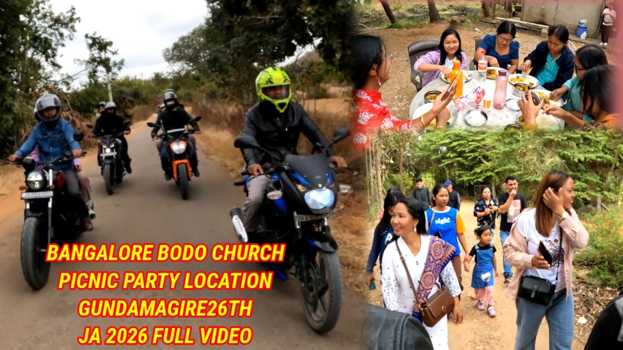 BANGALORE BODO CHURCH PICNIC TRIPS 26TH JAN 2026 FULL VIDEO