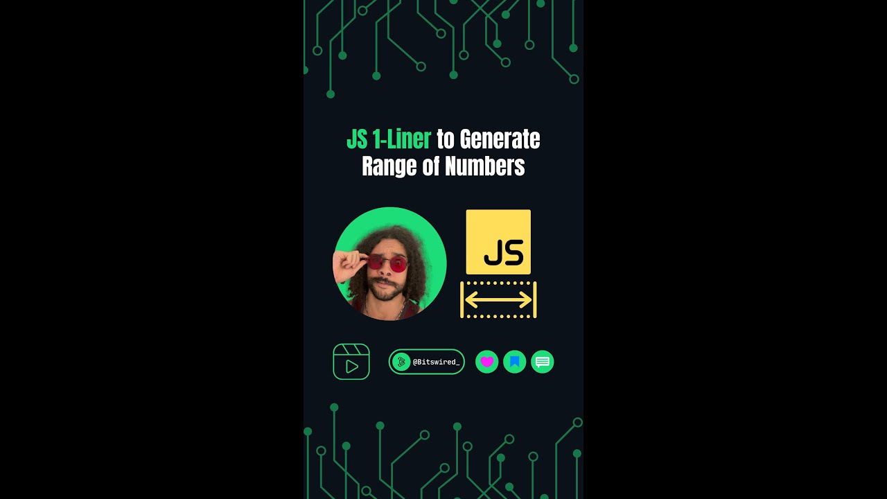 JS 1-Liner To Generate Range Between 2 Numbers