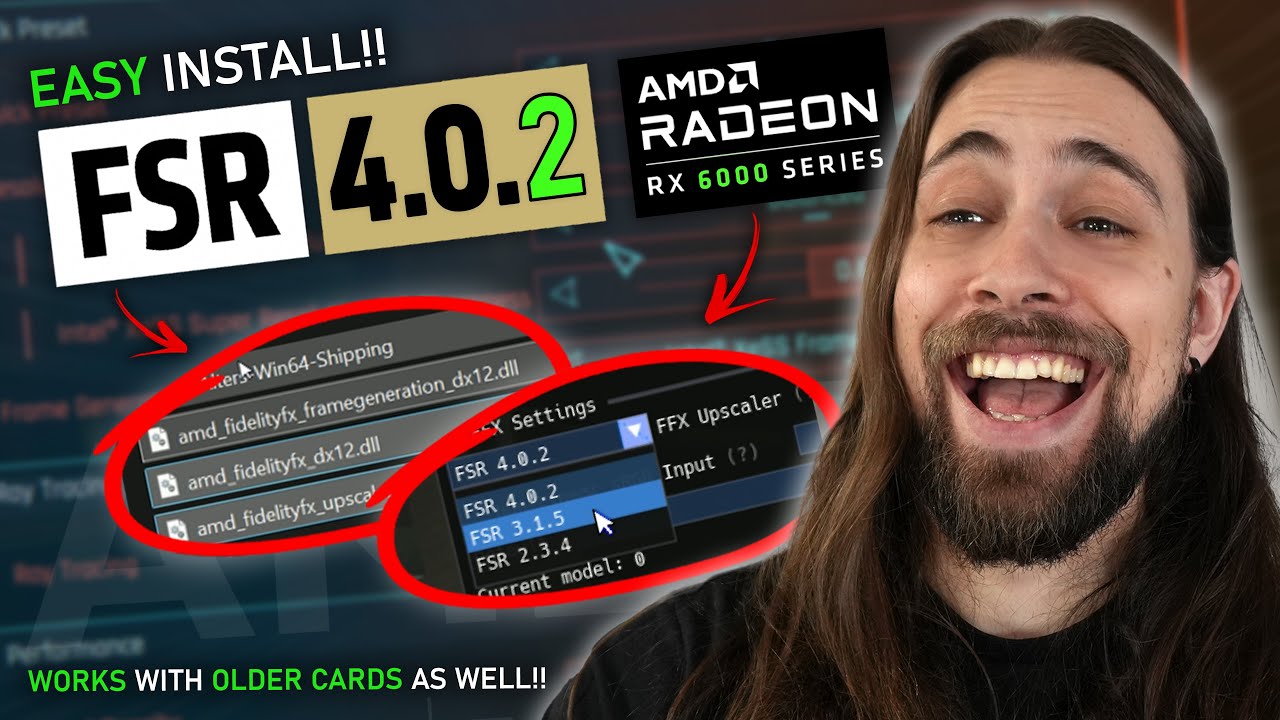 Как УСТАНОВИТЬ AMD FSR4 для СТАРЫХ видеокарт - RX 6000, RX 7000 и других!!