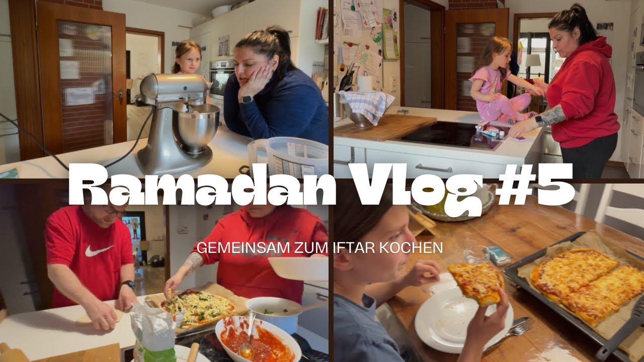 Gemeinsam Kochen: İftar mit selbst gemachter Pizza | Ramadan Vlog |
