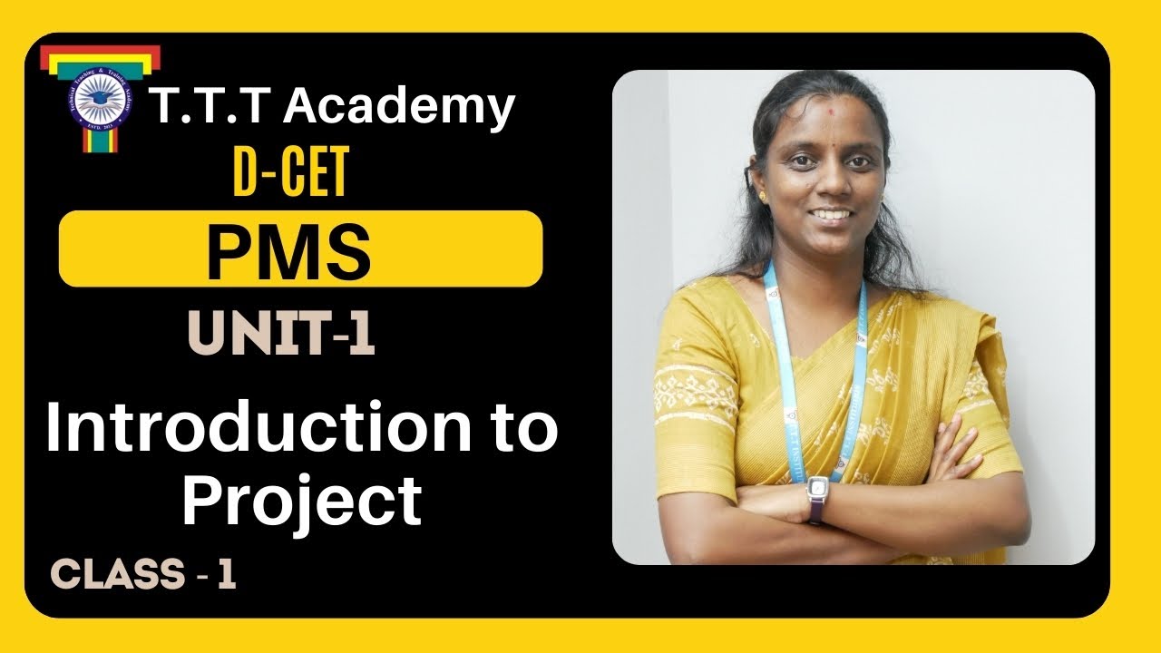 DCET Class | PMS | Unit-01 | Class -01 | Introduction | Mrs.Chaitanya | TTT Academy