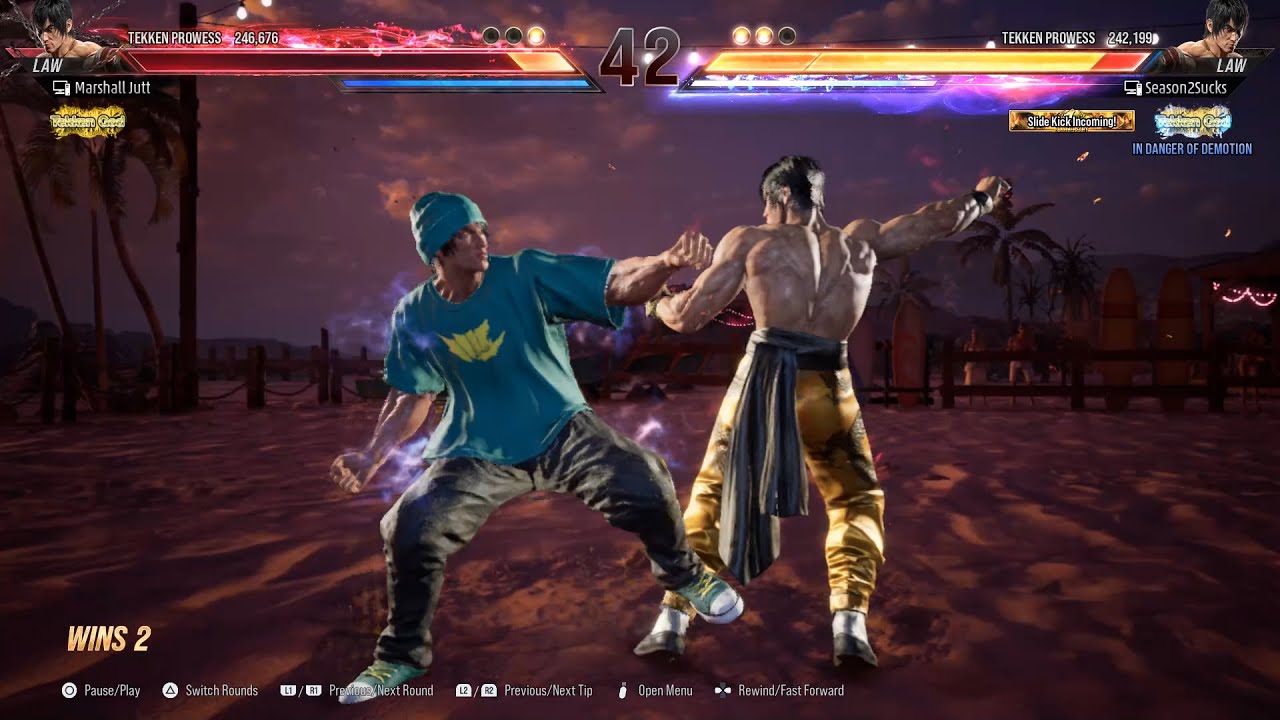 HOW Did I Win This?? 1 HP Comeback Compilation | Law Tekken 8