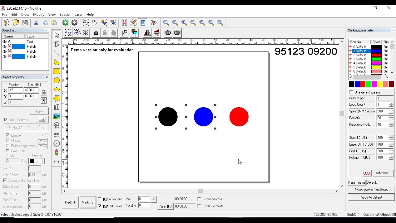 Laser Marking Machine Parameters