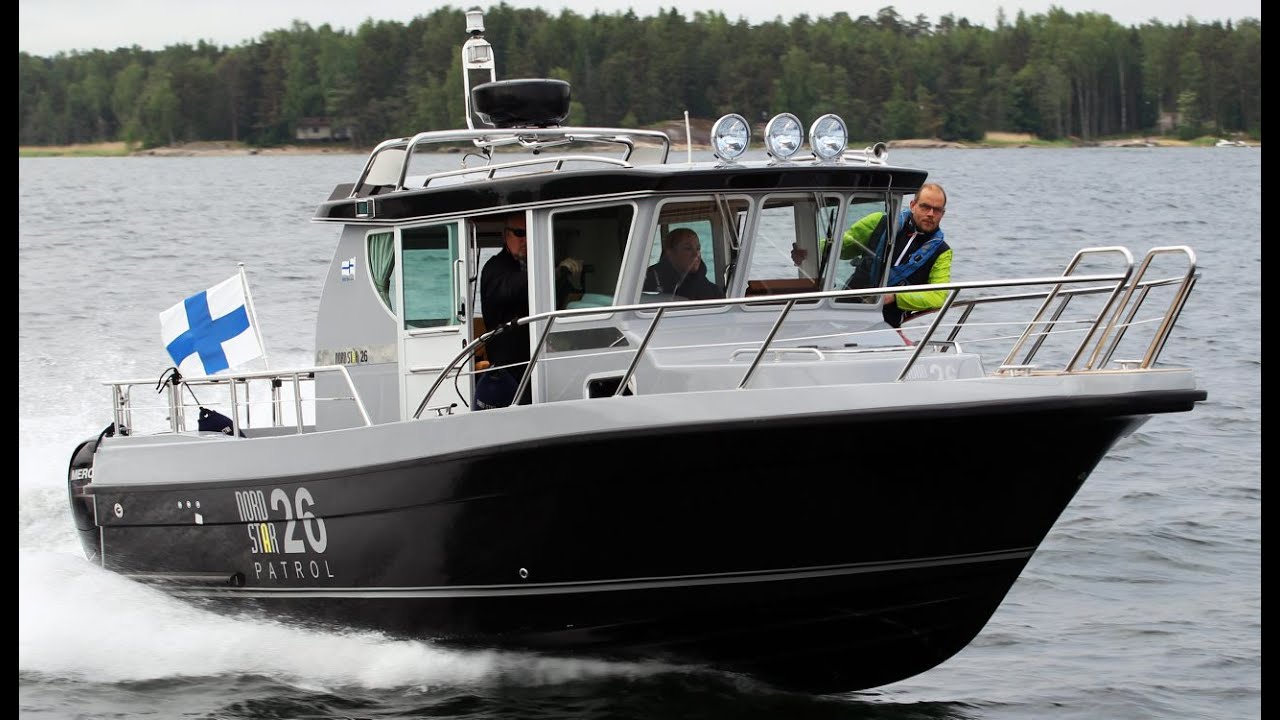 Морской, всепогодный катер Nord Star 26 Patrol OB для рыбалки, отдыха, путешествий