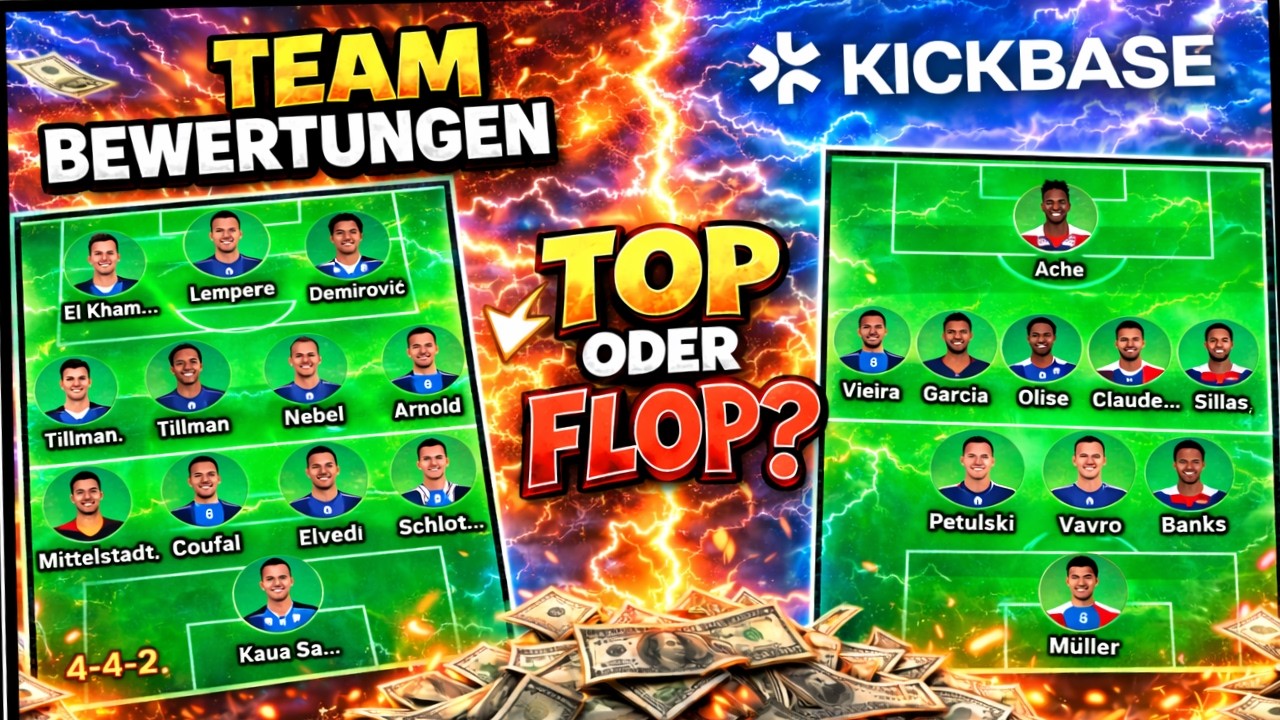 Kickbase TEAMBEWERTUNGEN + Meine Teams und Liga 🏆🔥
