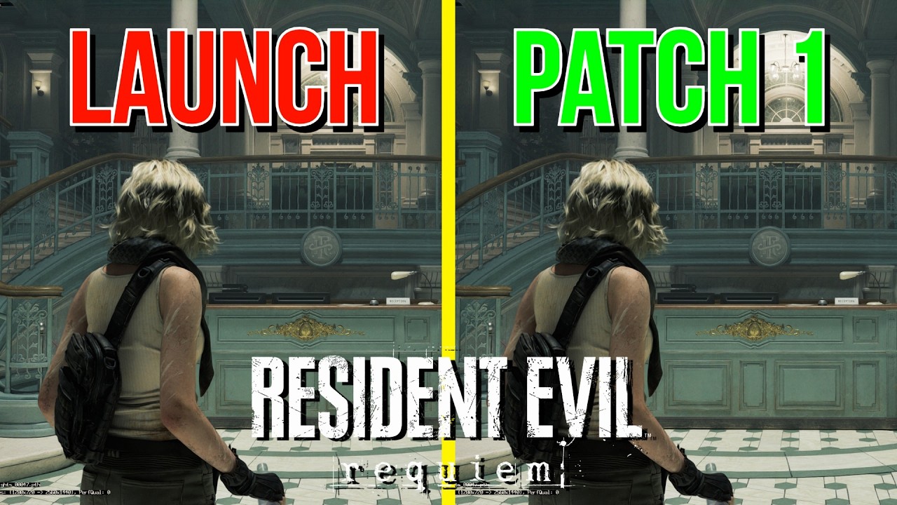 Does the New RE Requiem Update fix PT Performance? | Launch Version vs Patch 1