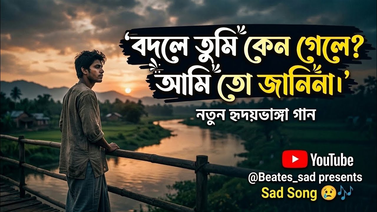 বদলে তুমি কেন গেলে? আমি তো জানিনা | Bodle Tumi Keno Gele? | Heart Touching Sad Song 2026 💔