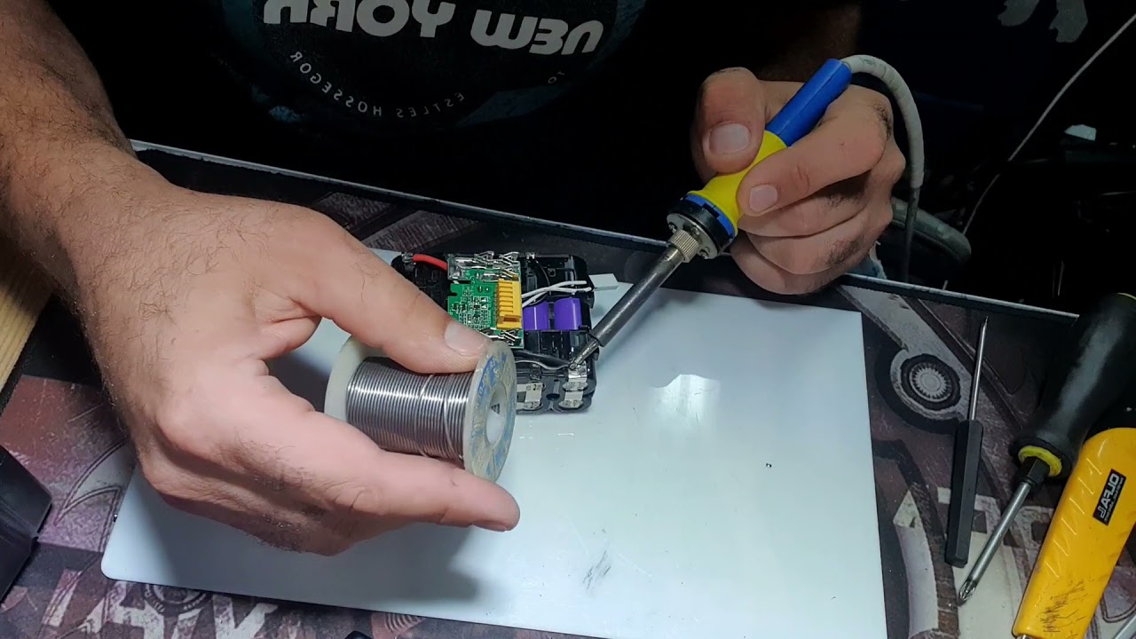 Замена оригинальной BMS в батарее Makita на китайскую.