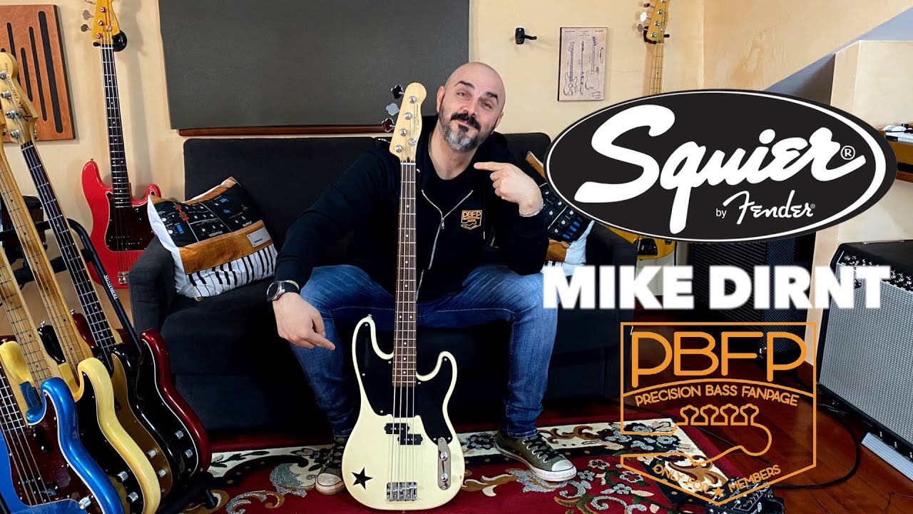 Mike Dirnt signature SQUIER Precision  - BASS PILLS