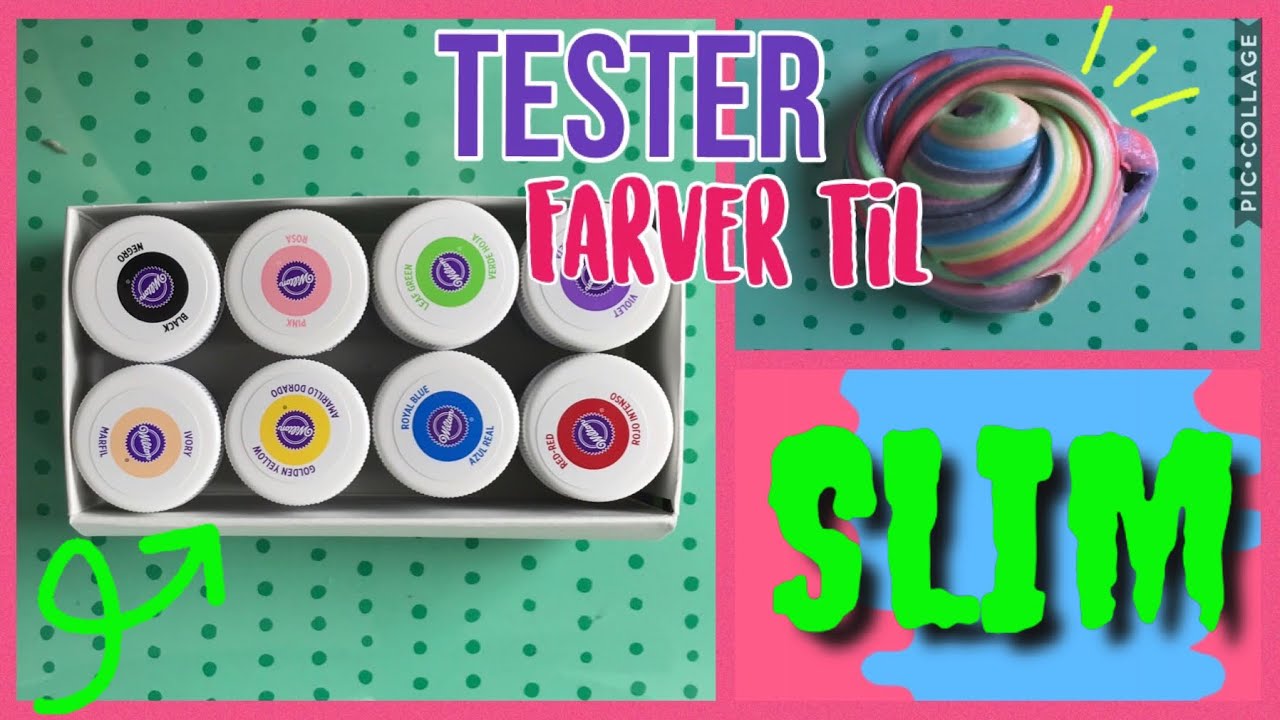 Tester farver til slim!? //virker det??//