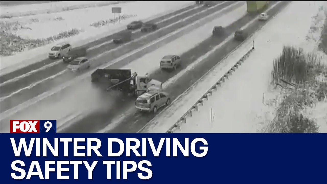 Winter safety driving tips if your car winds up in ditch