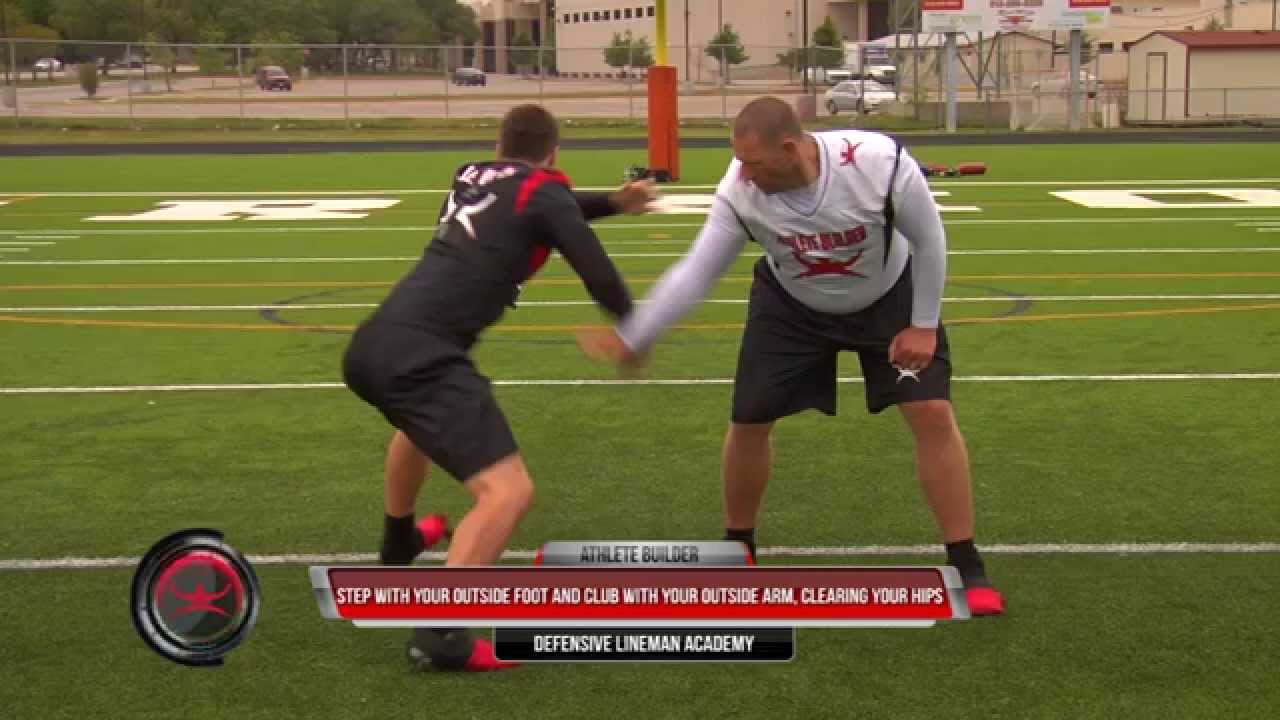 Defensive Line Academy - Hand Combat & Escape Drills - Jab/Swim
