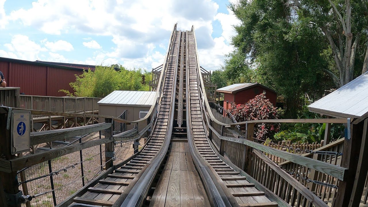 Coastersaurus Front Row 2023 POV - 4k 60fps - LEGOLand Florida