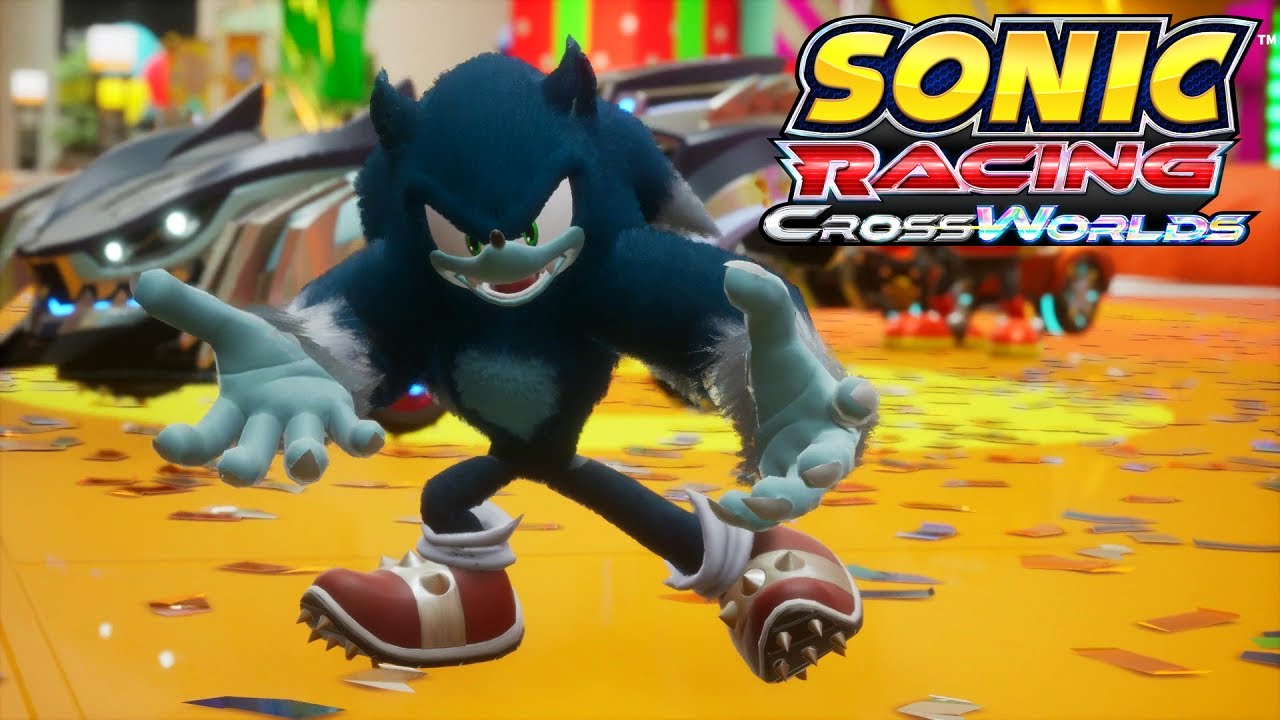 Sonic the Werehog in Sonic Racing CrossWorlds