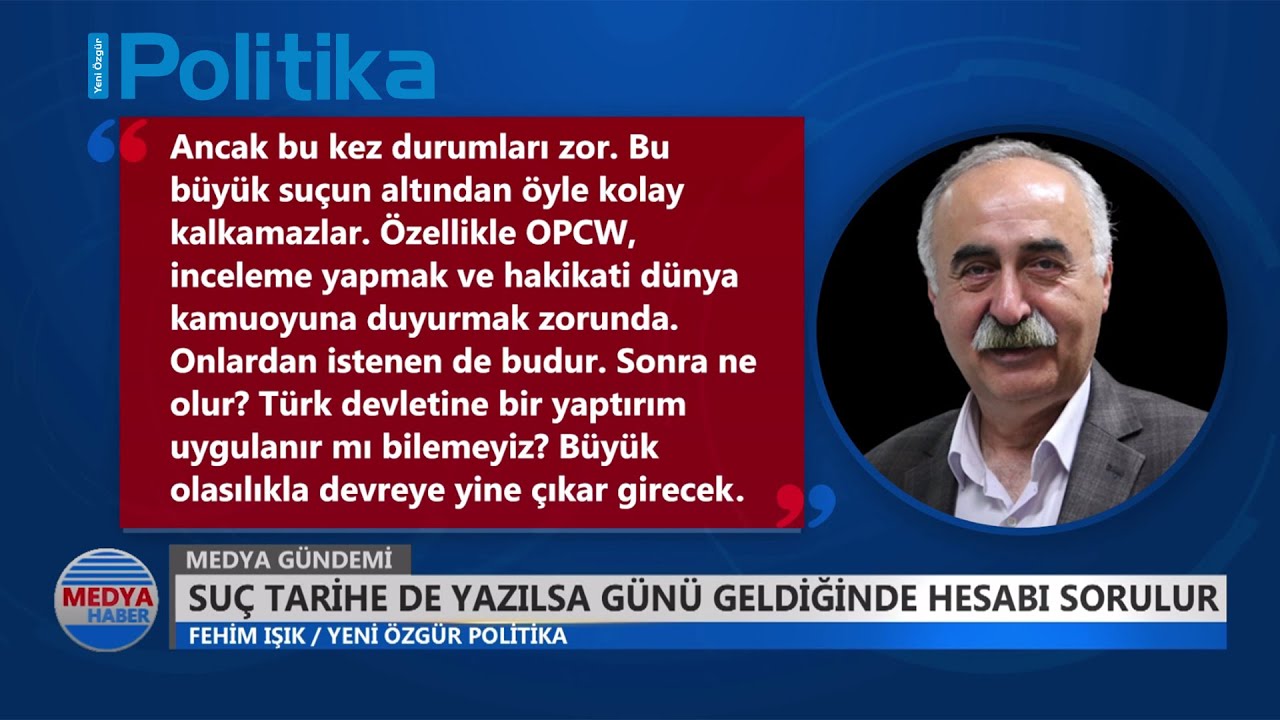 Su&ccedil; tarihe de yazılsa g&uuml;n&uuml; geldiğinde hesabı sorulur / Fehim Işık (Yeni &Ouml;zg&uuml;r Politika)