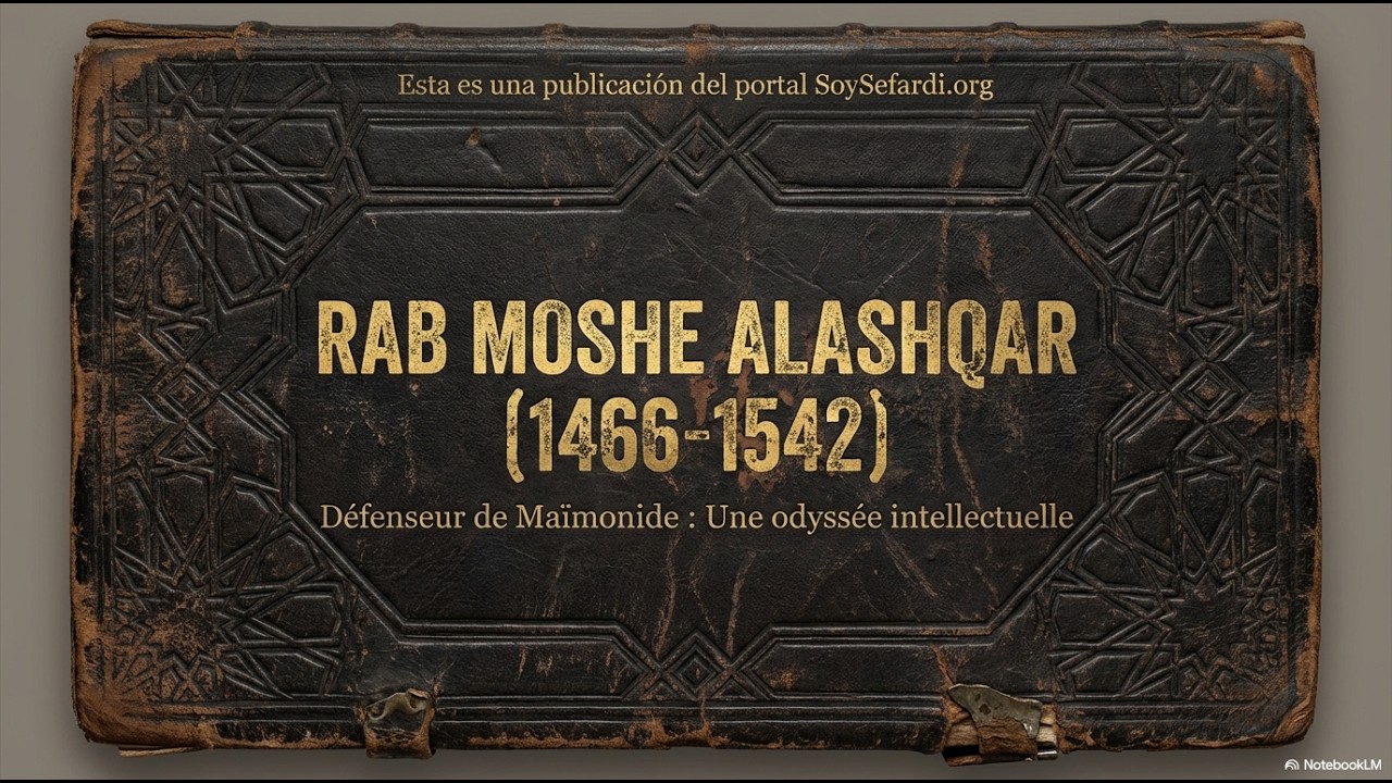 Le Rabbin Capturé par des Pirates qui a Défendu Maïmonide : Rabbin Alashqar (1466-1542)