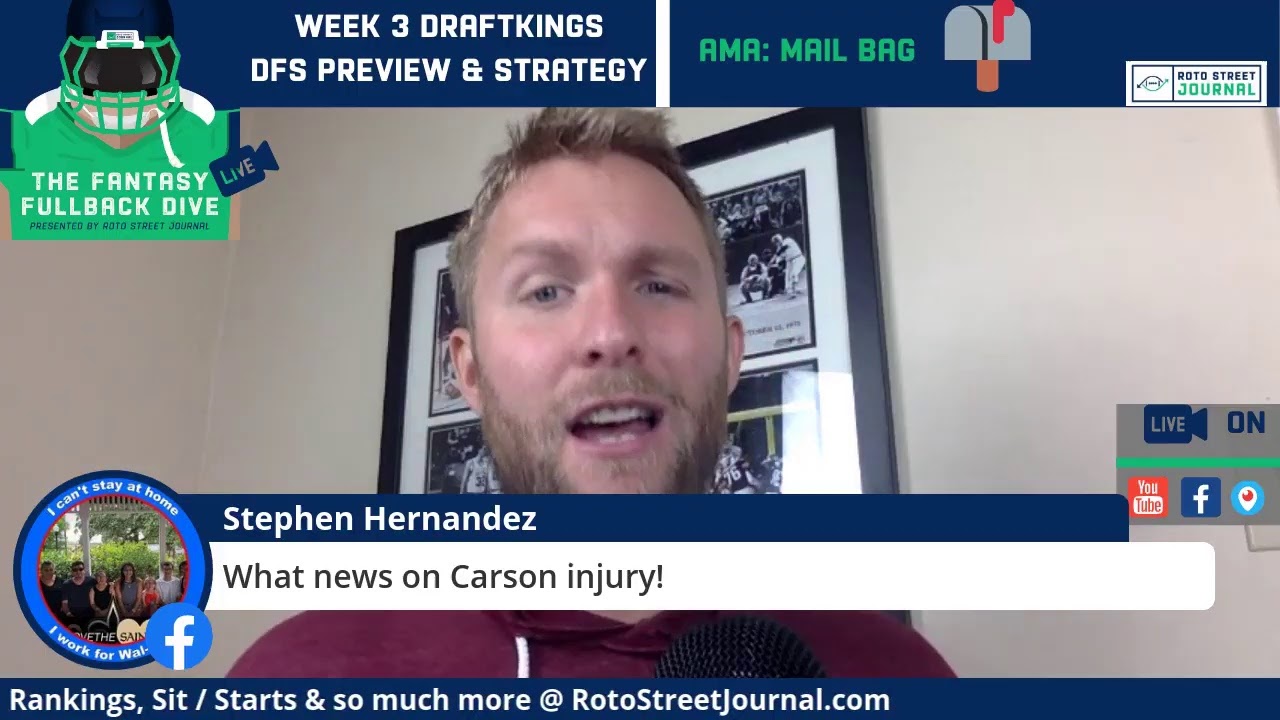 Week 4 DFS Draftkings Strategy & Optimal Lineup